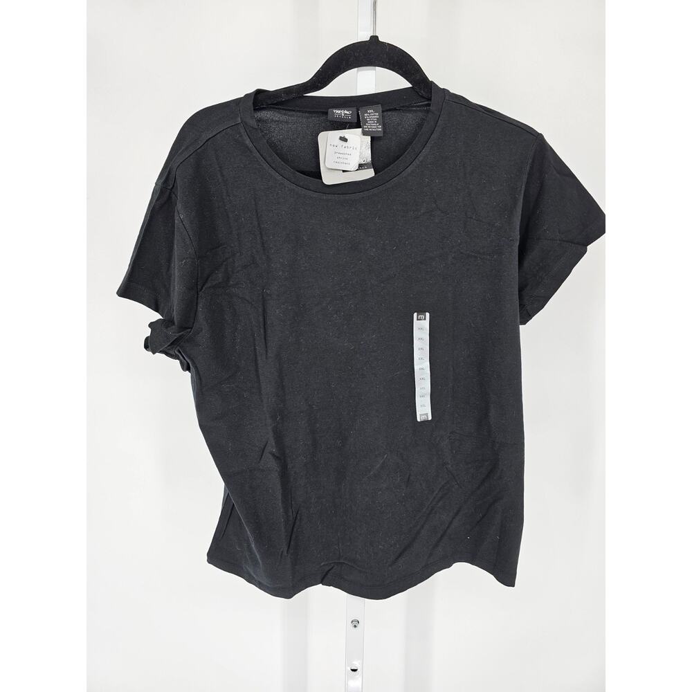 Vintage Y2K Mossimo Womens Sz XXL Short Sleeve T Shirt Black Crew Neck NEW - Picture 1 of 3
